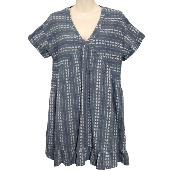 Cupio Loose Fit Short Cuffed Sleeve Dress Sz M - Picture 1 of 5